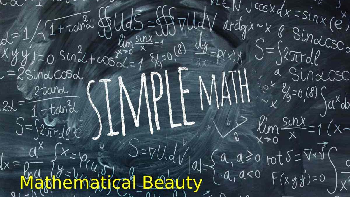 What is mathematical beauty?