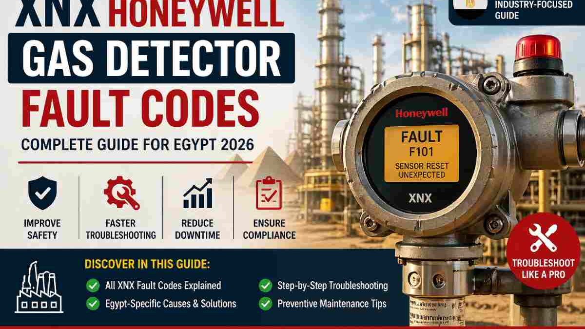 XNX  XNX Honeywell Gas Detector Fault Codes – Egypt Technical Guide