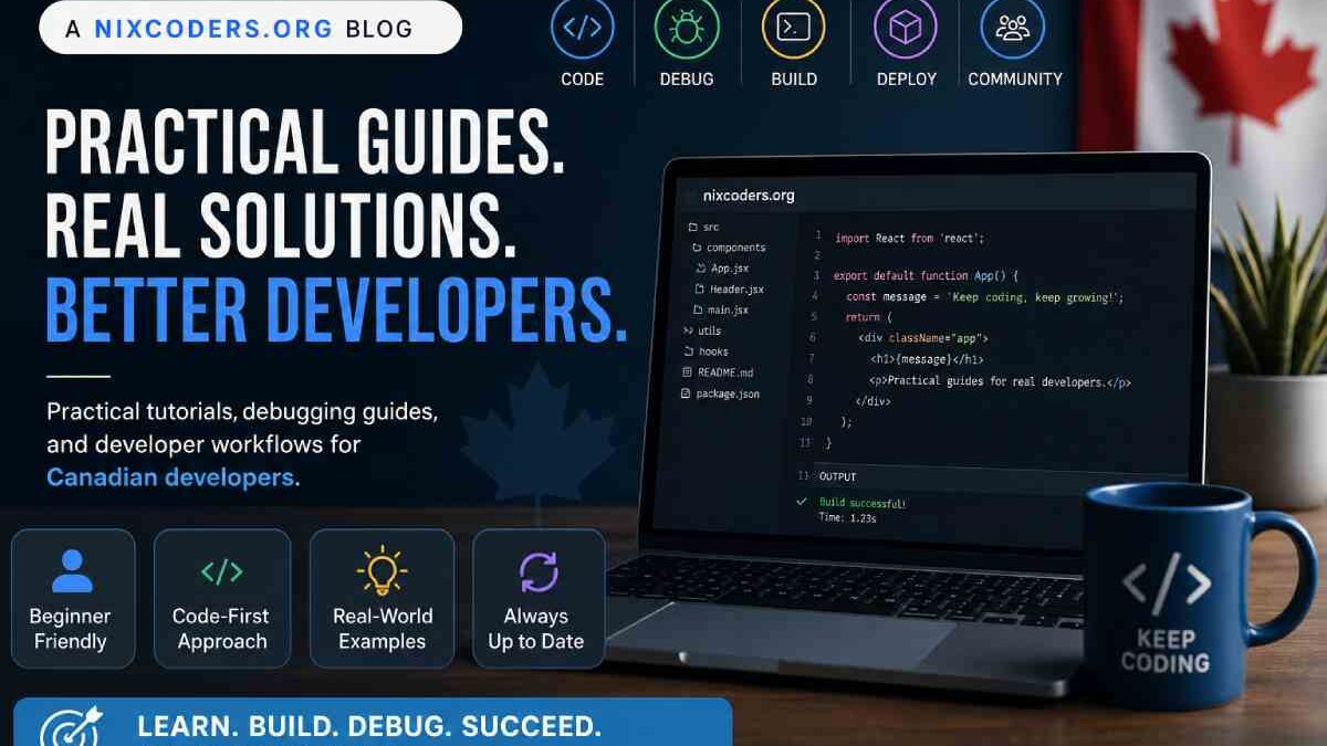 What Is a Nixcoders.org Blog? A Practical Guide for Canadian Developers