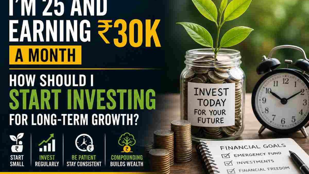 I’m 25 and Earning ₹30K a Month How Should I Start Investing for Long-Term Growth?